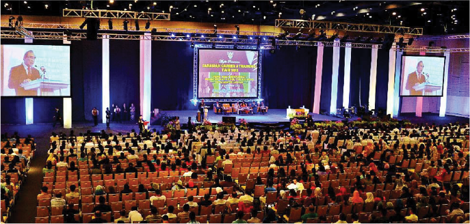 Event space at Borneo Convention Centre Kuching